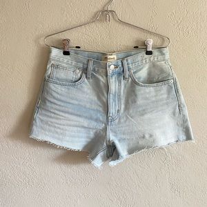 Madewell Relaxed Denim Shorts in Essen Wash